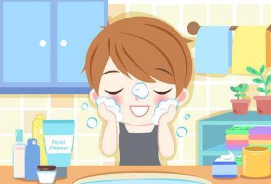 吸盘式手法洗脸
